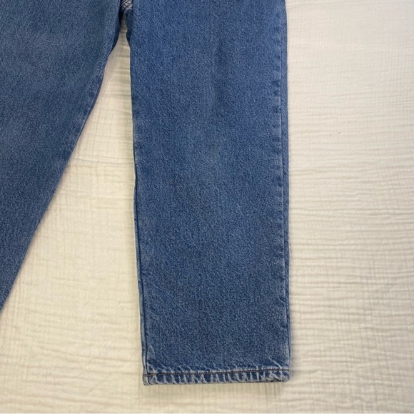 LL Bean Relaxed Fit Double L Fleece Lined Straight Leg Jeans 18 Petite Cotton - Picture 4 of 16